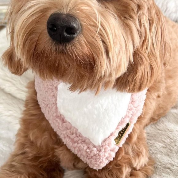 Blush & Fluff | Heart Sherpa Bandana - Picture 1 of 3